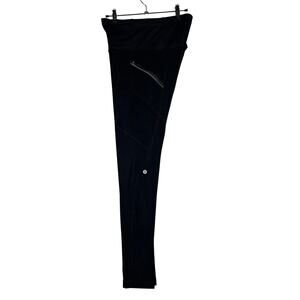 Lululemon Women’s Tall Small Black Leggings High Rise Zip Pocket